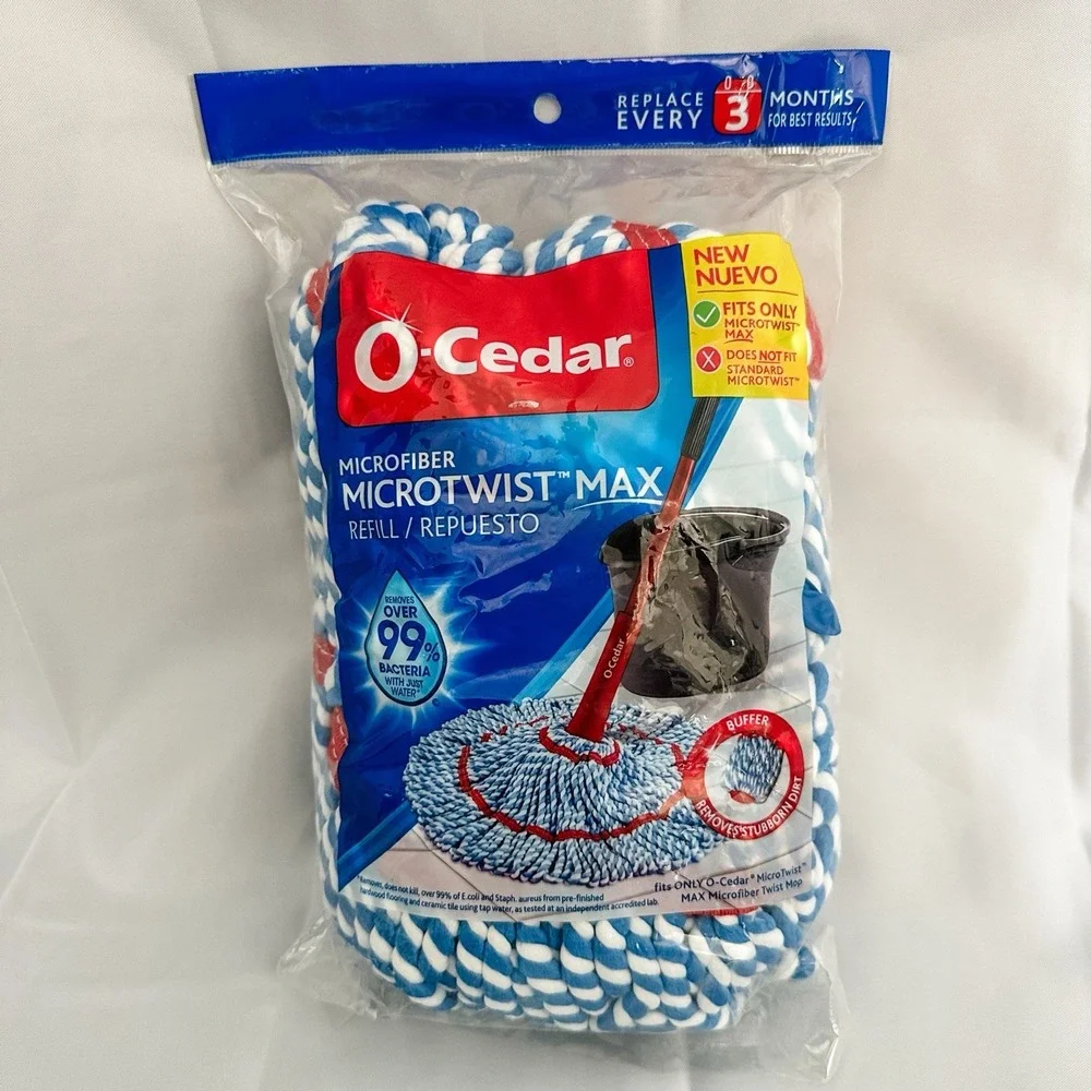O-Cedar MicroTwist Microfiber Mop Refill Replacement Head‎